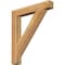 Ekena Millwork Traditional Block Rough Sawn Bracket, Western Red Cedar, 4"W x 28"D x 32"H BKT04X28X32TRA05RWR - alternate 1